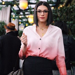 POMANDERE OMBRÉ BUTTON DOWN SHIRT